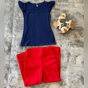 Express Blue Sweetheart design Shirt Size M